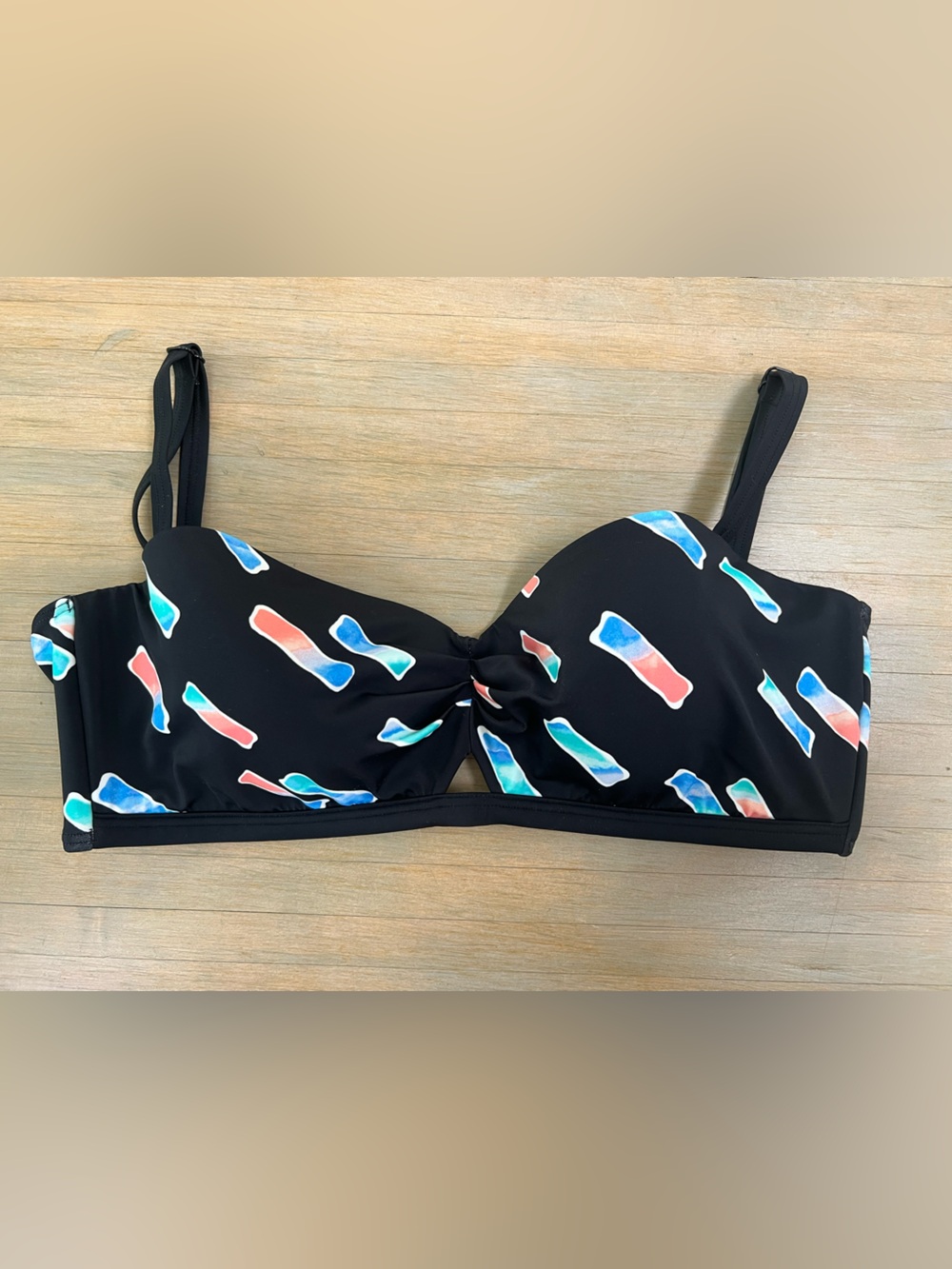 Coco rave black bikini top